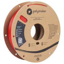 Polmask TPU-95A Filamento 1,75mm Rojo 0,75kg