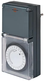 Brennenstuhl 1506460 Contador Eléctrico Temporizador Diario Negro