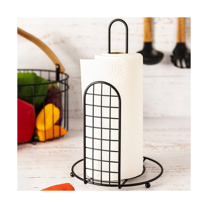 Quid Porta Rollos Ebano Negro