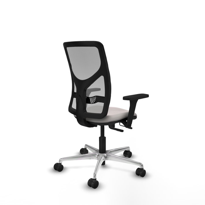 PIQUERAS Y CRESPO Silla de oficina Motilla con mecanismo Sincro/Traslack Blanco y Gris PIQUERAS Y CRESPO Silla de oficina Motilla con mecanismo Sincro/Traslack Blanco y Gris
