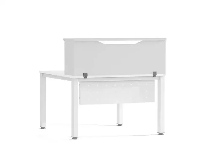 Rocada Mostrador de altillo para mesas Work Metal Executive 100x30x40 cm blanco/blanco Rocada Mostrador de altillo para mesas Work Metal Executive 100x30x40 cm blanco/blanco