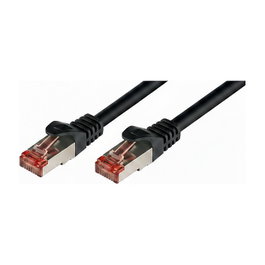 Python Patchkabel Cat.6 S/FTP PiMF PVC 250MHz OFC 7,5m Negro