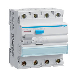 Hager CPA463D Interruptor diferencial 4 polos 63A 300mA Type S selektiv