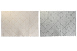 DKD Home Decor Alfombra Gris Beige 210 x 150 x 1 cm (4 Unidades)