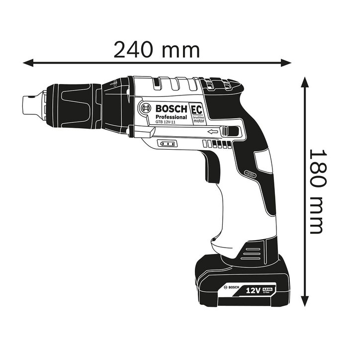 Bosch Professional GTB 12V-11 (solo cuerpo) Bosch Professional GTB 12V-11 (solo cuerpo)