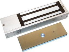 GO Electroimán 300kg 12/24 VDC con Relé y Temporizador LED