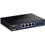 Trendnet teg-s562 switch no administrado 2.5g ethernet (100/1000/2500) negro