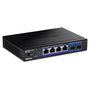 TRENDnet TEG-S562 Switch de red No administrado 2.5G Ethernet y 2 SFP+