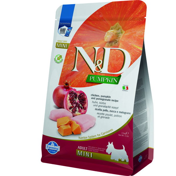 Farmina N&D Pumpkin Pollo y Granada Mini 2,5kg