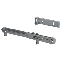 HERRAJES ALK Set Freno Amortiguado Gris Para Guias Enebro