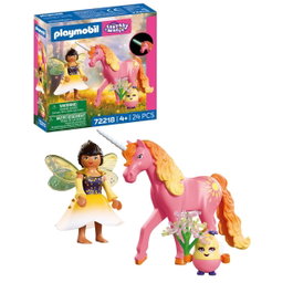 PLAYMOBIL Unicornio Rocío Matinal con Hada 72218
