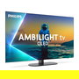 Philips 42OLED810/12 - Televisor OLED 42" 4K UHD 3840x2160, 144Hz, HDR10+, Dolby Vision, Google TV, Ambilight, HDMI 2.1, Color Negro