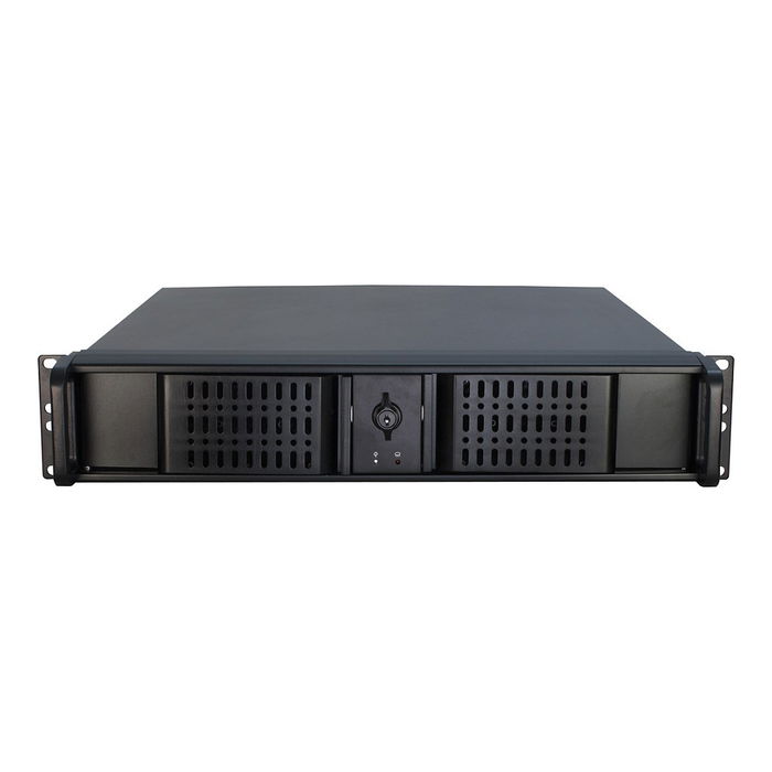 Inter-Tech 2U-2098-SK Servidor Rack 19 Pulgadas Negro Acero micro ATX Mini-ITX