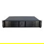 Inter-Tech 2U-2098-SK Servidor Rack 19 Pulgadas Negro Acero micro ATX Mini-ITX