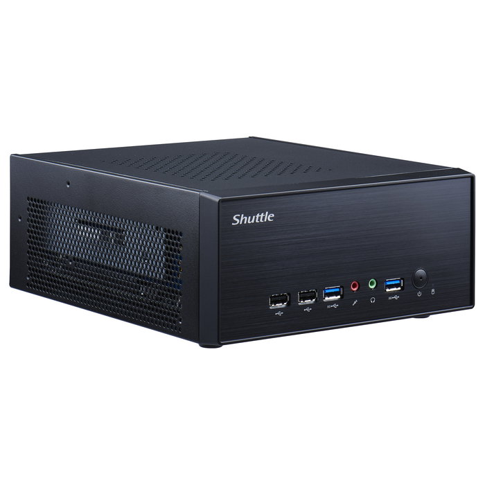 Shuttle Barebone XH610G2 Carcasa PC Slim, Chipset Intel H610, Socket LGA 1700, DDR5-SDRAM, PCIe, SATA III, Windows 11 Compatible, Negro