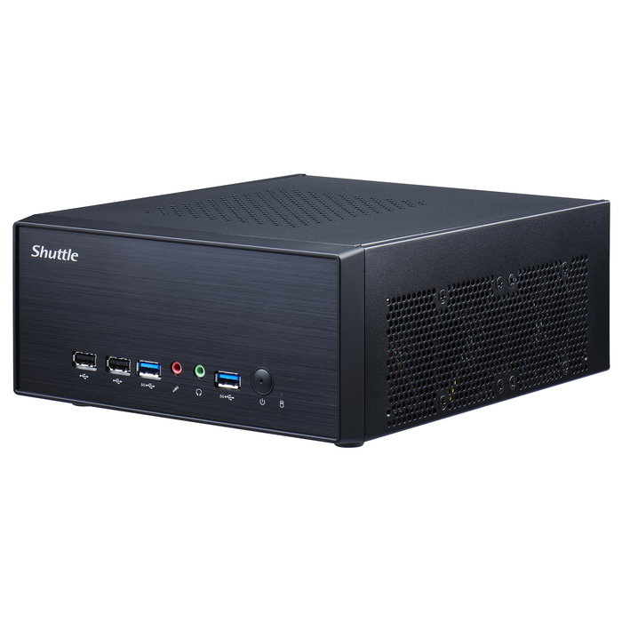 Shuttle Barebone XH610G2 Carcasa PC Slim, Chipset Intel H610, Socket LGA 1700, DDR5-SDRAM, PCIe, SATA III, Windows 11 Compatible, Negro