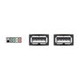 DeLOCK 83292 Cable USB interno Pin Header hembra a 2 x USB 2.0 Tipo-A hembra de 20 cm