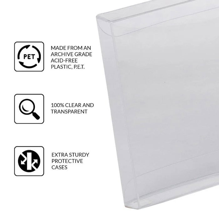 Evoretro Pack de 25 Protectores PET para Nintendo 2DS y 3DS Evoretro Pack de 25 Protectores PET para Nintendo 2DS y 3DS