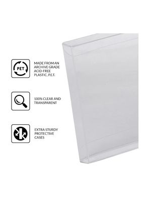 Evoretro Pack de 25 Protectores PET para Nintendo 2DS y 3DS
