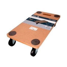 Edm Carretilla con base de madera 200kg 58x30x12cm