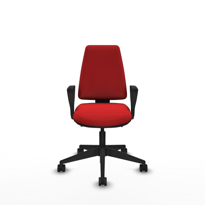 PIQUERAS Y CRESPO Silla de oficina Elche con mecanismo Asincro en Rojo PIQUERAS Y CRESPO Silla de oficina Elche con mecanismo Asincro en Rojo