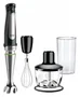 Braun MQ 7035X Stabmixer, negro/acero satinado
