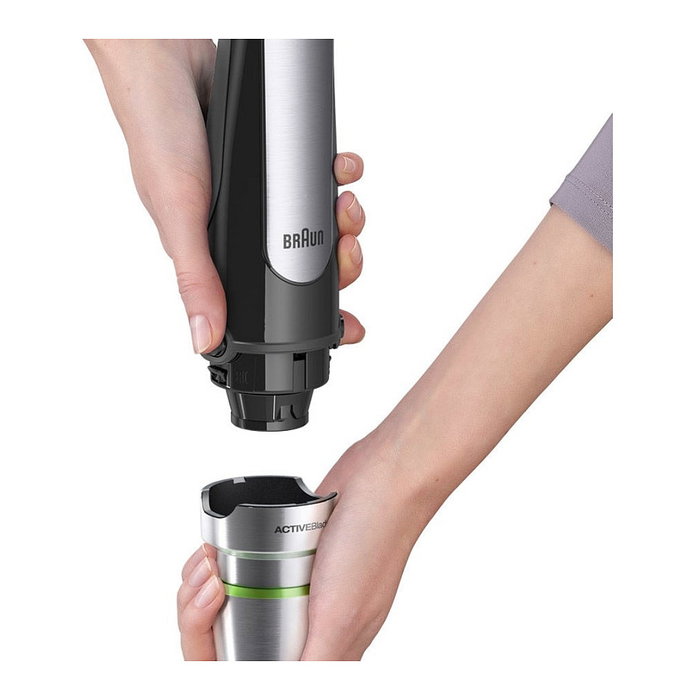 Braun MQ 7035X Batidora de Inmersión 1000W Negro Acero Inoxidable Braun MQ 7035X Batidora de Inmersión 1000W Negro Acero Inoxidable