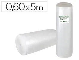 Liderpapel Plástico Burbuja 0.60x5m con 30% de Plástico Reciclado para Embalaje y Protección