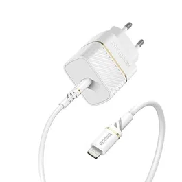 OtterBox EU Wall Charger 20W con USB-C y cable Lightning 1m, Cloud Dust White