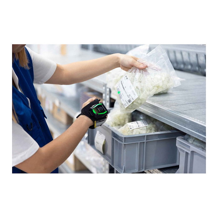 Datalogic CODISCAN Lector de Códigos de Barras Bluetooth Wearable Inalámbrico y Cableado 1D/2D IP54 Negro