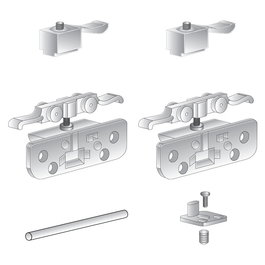 TERNO Kit Herrajes 1 Puerta 10Kg