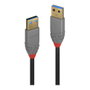Lindy Cable USB 3.2 Gen 1 Anthra Line 1 m USB A a USB A Negro