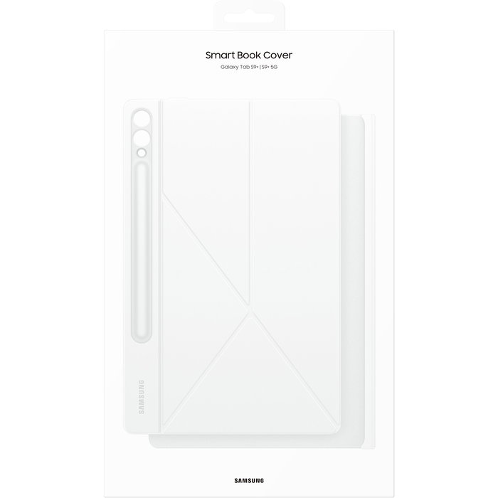 Samsung EF-BX810PWEGWW Smart Book Cover para Galaxy Tab S9+/S9 FE+ 12.4 pulgadas - Funda tipo libro, Blanco