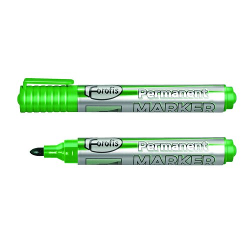 FOROFIS 270 Marcador Permanente Cónico Verde (Set de 12) FOROFIS 270 Marcador Permanente Cónico Verde (Set de 12)