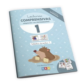 GEU, Lecturas comprensivas 1 con pictogramas pauta Montessori - VV.AA.