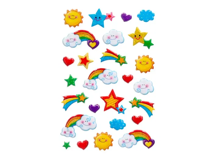 Imaginovo Pegatinas Arcoiris Magic Dreams con Relieve 190x105 mm Imaginovo Pegatinas Arcoiris Magic Dreams con Relieve 190x105 mm