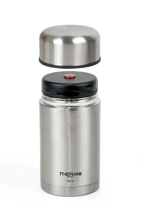 Thermosport Termo Comida Inox 1000 ml 10.5 cm x 20.5 cm x 10.3 cm (6 Unidades)