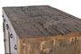 Giner y Colomer Aparador Madera Reciclada 120x75x40 cm Metal Oxidado