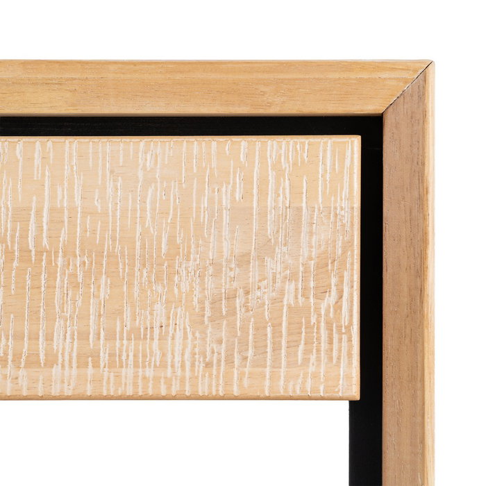 Ixia Mesita Sintra Natural-Negro Madera-Metal 50 x 40 x 70,50 cm Ixia Mesita Sintra Natural-Negro Madera-Metal 50 x 40 x 70,50 cm