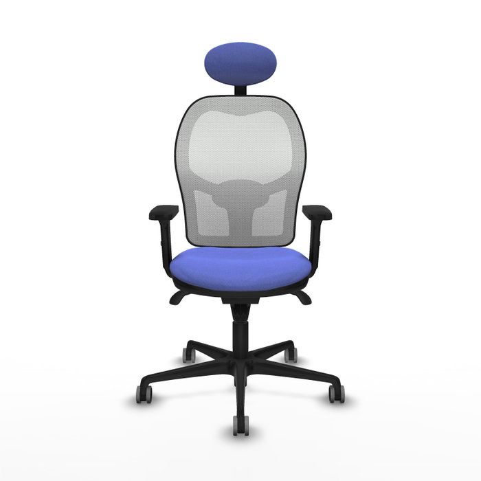 PIQUERAS Y CRESPO Silla de oficina Jorquera Azul claro y Blanco