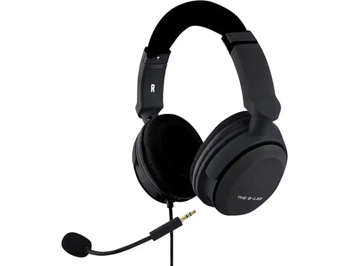 The G-Lab Korp-Carbon Auriculares Gaming Negro con Micrófono Desmontable