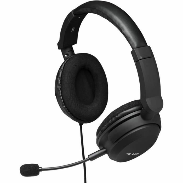 The G-Lab Korp-Carbon Auriculares Gaming Negro con Micrófono Desmontable