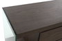 DKD Home Decor Buffet de Cristal y MDF Nogal Marrón