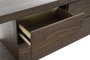 DKD Home Decor Buffet de Cristal y MDF Nogal Marrón