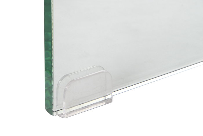 DKD Home Decor Buffet de Cristal y MDF Nogal Marrón