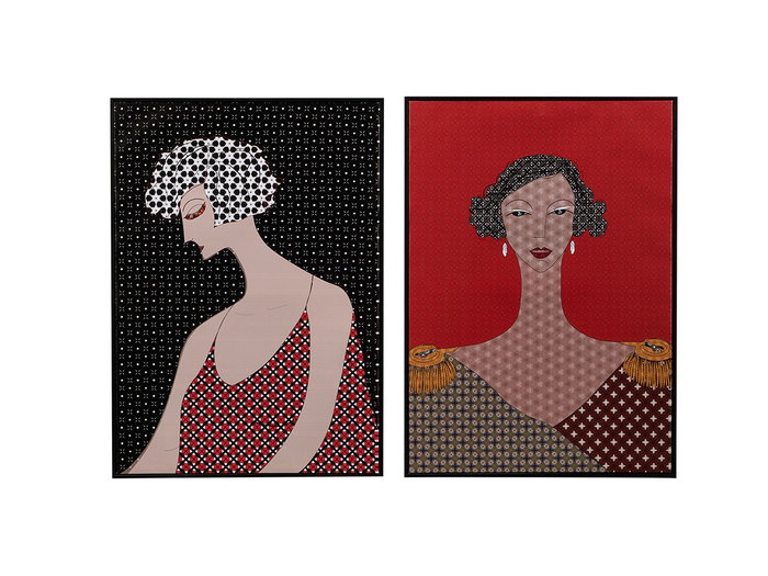 Giftdecor Cuadros Mujer Recortes Surtidos 50x70 cm (Pack de 4) Giftdecor Cuadros Mujer Recortes Surtidos 50x70 cm (Pack de 4)