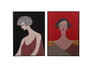 Giftdecor Cuadros Mujer Recortes Surtidos 50x70 cm (Pack de 4)