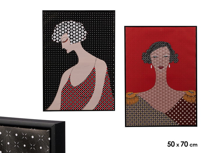 Giftdecor Cuadros Mujer Recortes Surtidos 50x70 cm (Pack de 4) Giftdecor Cuadros Mujer Recortes Surtidos 50x70 cm (Pack de 4)