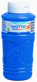 Giotto Pintura De Dedos 750 mL Color Azul Cyan