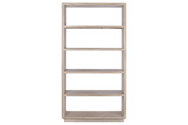 DKD Home Decor Estantería Alpino Natural 40 x 210 x 110 cm, de Olmo Macizo con 4 Estantes